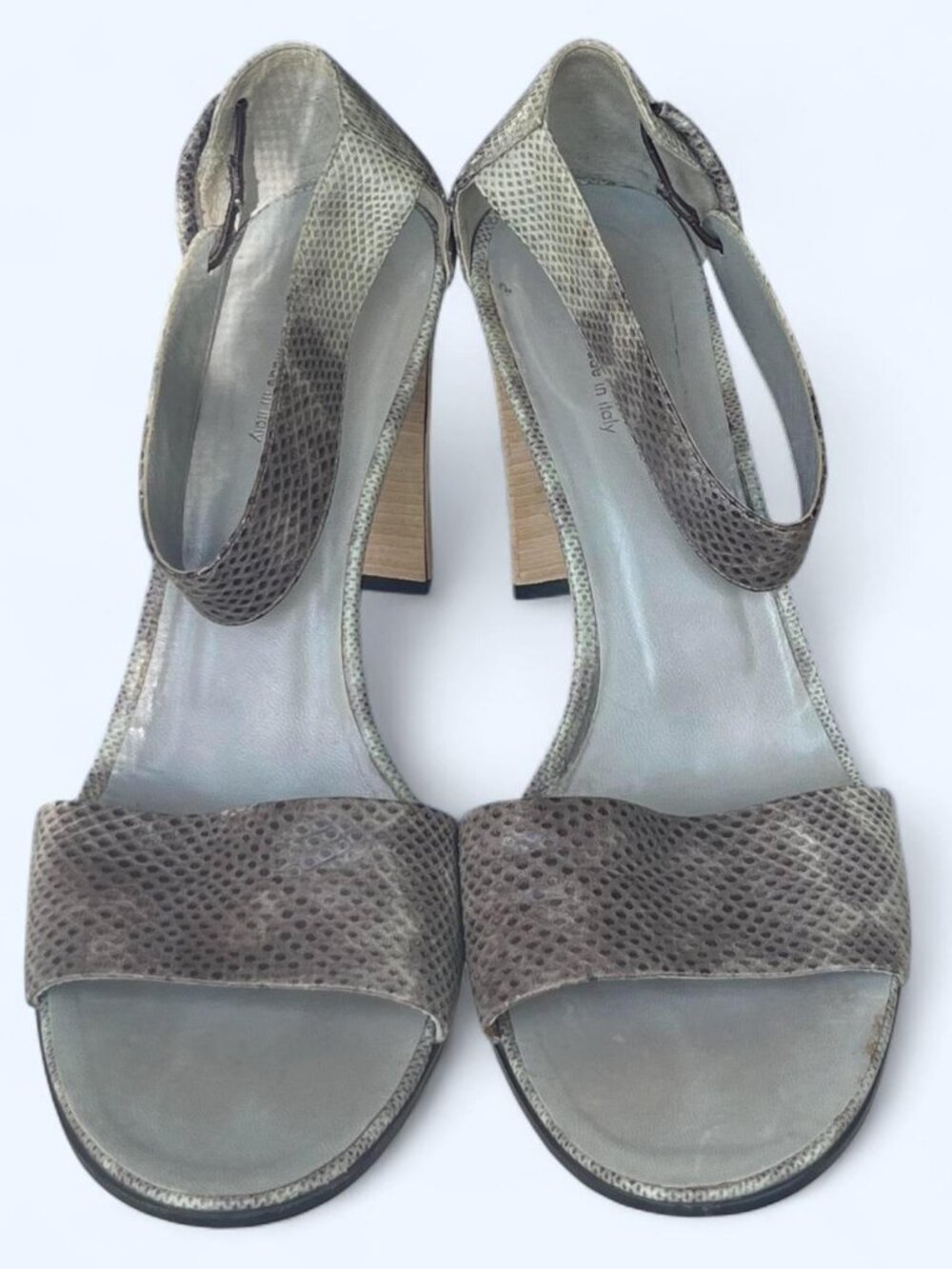 Tom Ford Gucci archival 90’s snakeskin bamboo sandals size 39.5 EU / 9 US ✨✨